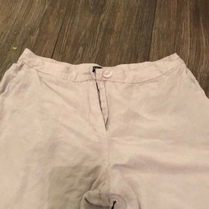 Light grey linen pants